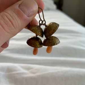 World market bell earrings